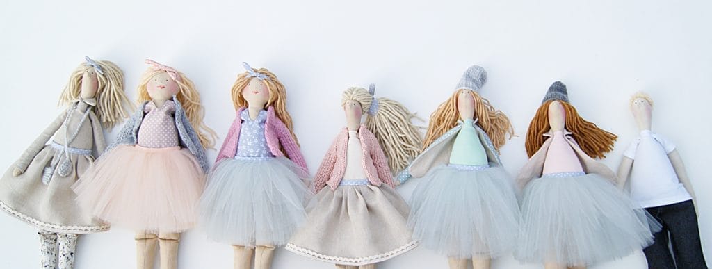 Naturalne lalki Handmade