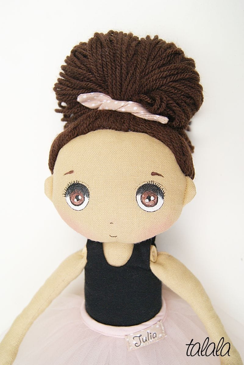 Lalki ręcznie szyte Malowane polskiej produkcji 2 lalka personalizowana na zamc3b3wienie handmade