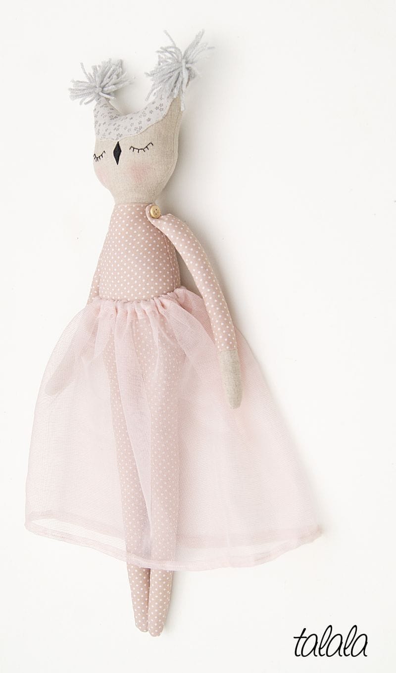 Sowa Talala Handmade rękodzieło 2 Polski producent lalek