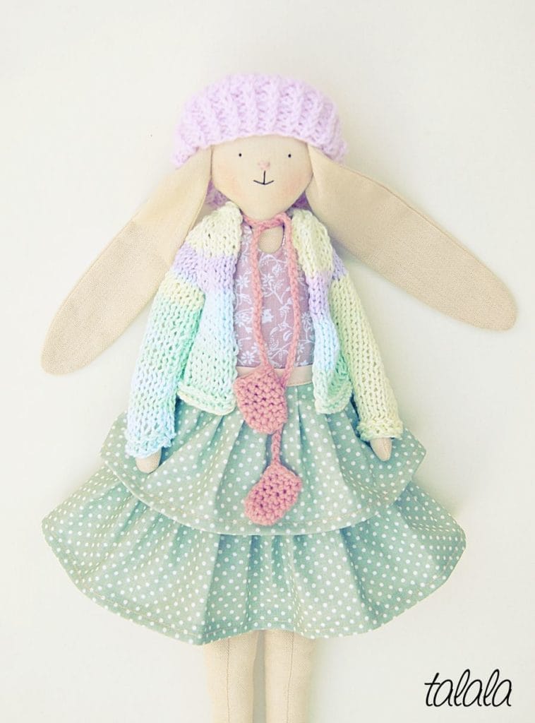 krolik handmade lalka ręcznie robione lalki