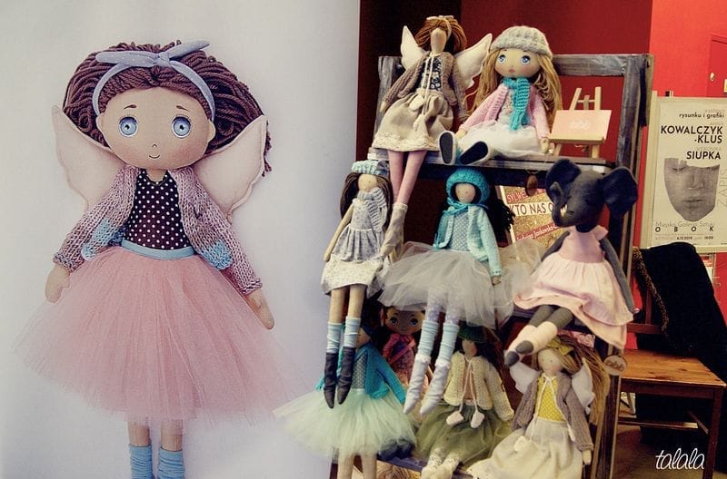 lalki handmade ładne lalki