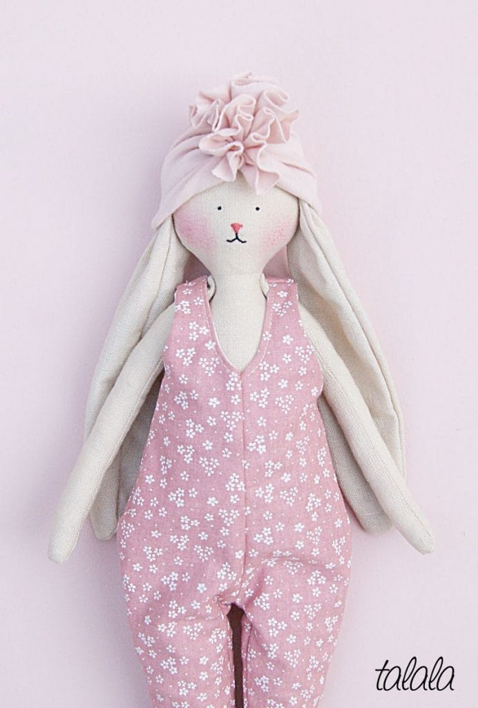 lalki handmade Królik ręcznie robiony