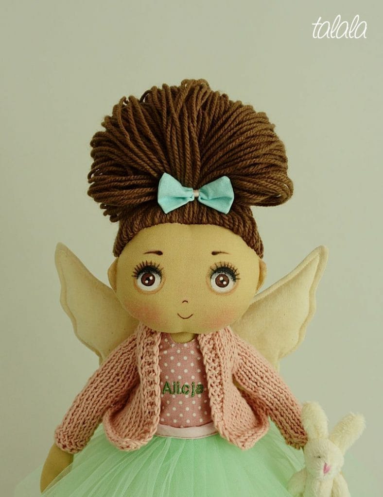 lalka na zamówienie Anioł Stróż lalki handmade