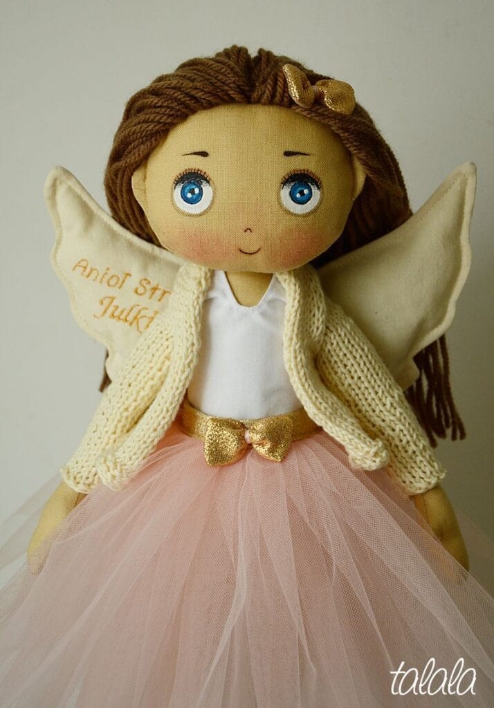 lalka recznie robiona Guardian angel doll