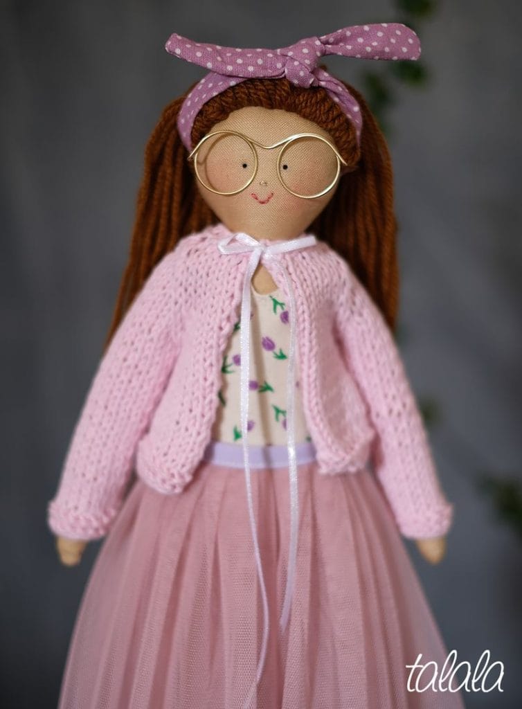 Recznie szyta zabawka anioły i lalki handmade